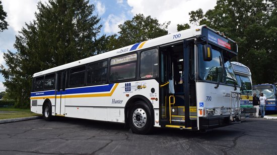 Trevor Logan's former Bee-Line bus 700 made another appearance this year, after having received some updates since the previous year's show.