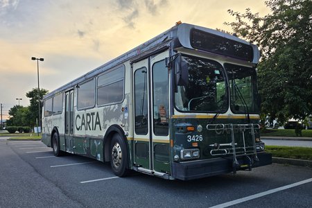 Biscuit is parked at the Home Depot store in Frederick while we grabbed a few odds and ends.