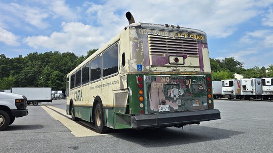 Biscuit has arrived at Thermo King in order to get her air conditioning unit repaired.