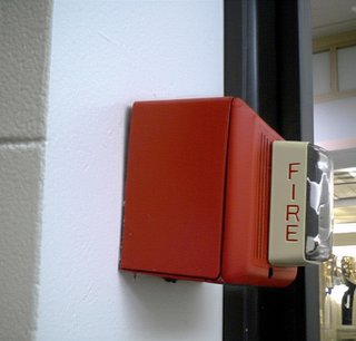 Gemini blooper of the Coliseum Mall fire alarm