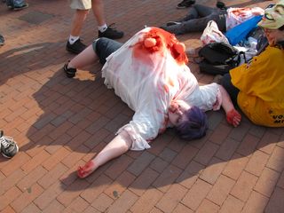 Anons in Copley Square.