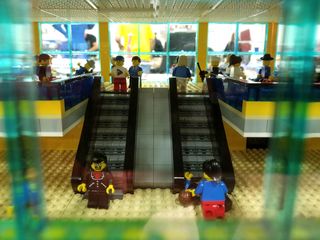 Lego airport.  I built an airport out of Legos once, but it was never this detailed!