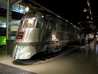 The Pioneer Zephyr train was on display near the entrance. Unfortunately, we didn't have time to fully check it out, but that's something for next time, I suppose.