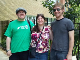 Then after that, Mom got a photo of the three of us. And if I do say so myself, this photo looks way better than a similar photo we took in 2010.