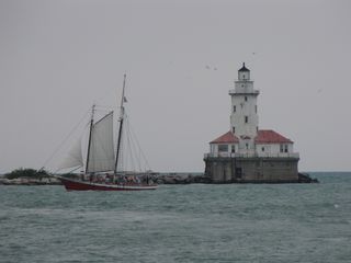 After the lake, we headed over to Navy Pier. There, I got to look at all of the different boats running around Lake Michigan.