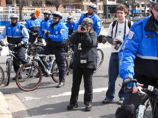 As we entered Washington Circle, Isis took a moment to fire off a photo of the scene.