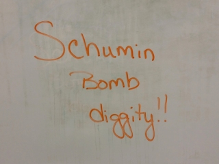 This note by one of the training instructors at the bus facility where I worked described my progress on the bus after three months of driving by myself. "Bomb diggity!!"