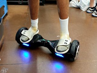 I spotted a "hoverboard" for the first time on July 14 in Glen Burnie. I think that if I ever tried one of these, I'd break more than just my foot.