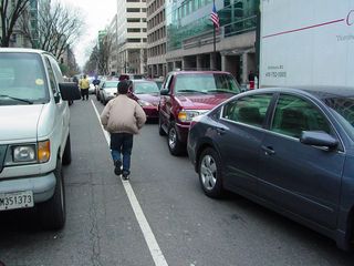 All the while, traffic was snarled as we blocked streets with our march.