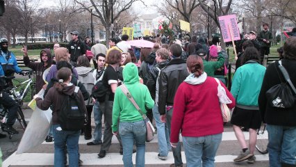 The final approach to Dupont Circle.