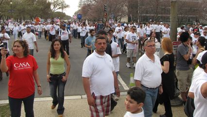 All the while, people continued streaming past us onto the Capitol grounds.