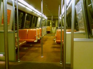 Meanwhile, Breda 3139, which I rode back up to Pentagon City (once again fully alert, by the way), was not crowded by any means.