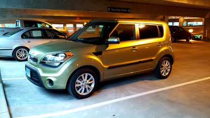 First time parking at the east garage at Glenmont, April 18, 2012.