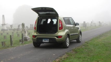 Photographing Edge Hill Cemetery in Charles Town, West Virginia on October 15, 2013.