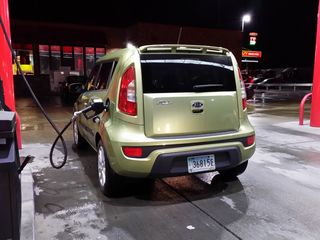 Getting a drink at the Sheetz in Mt. Jackson on the way home.