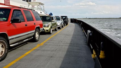 Back on the W. Stanford White for the return trip from Ocracoke.