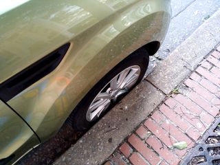 On July 25, I went up to Westminster again for some photography.  This was my parking job downtown.  Right up against the curb.  Can't do any better than that.