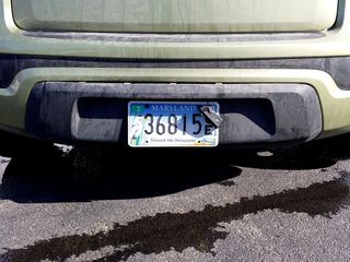 In February 2015, I had some very minor accident damage.  I inadvertently backed into a pole, and separated the rear bumper.  My father and I snapped it all back together while I was down visiting, and all was well again.