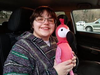 On Jaunary 25, 2018, the Soul made what would turn out to be her first and only road trip with the new engine.  We visited Harpers Ferry, Charles Town, Martinsburg, and Hagerstown on this adventure.  Elyse brought her stuffed flamingo, named Larry, with us on this trip.