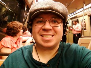 This was my Twitter avatar for about five months, when I took this photo on Breda 4096. With the change in facial proportions, my nose started to look a little bigger...