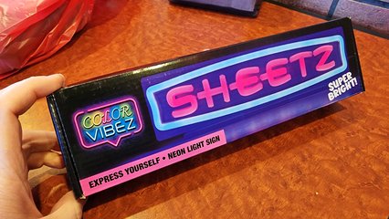 Our first souvenir of the trip was this LED sign that Elyse got with a neon-style treatment of the Sheetz logo.