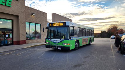 The bus was a Gillig Low Floor operated by WRTA, or Western Reserve Transit Authority, which is the agency serving the Youngstown metropolitan area and Mahoning County.