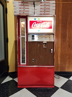 I also really liked this vintage Coke machine.  Unfortunately, the machine was no longer in use.