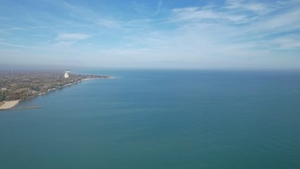 Looking north along the lake shore.