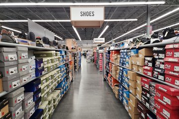 Shoe department.