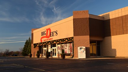 Big Dee's, housed in a former Walmart building.