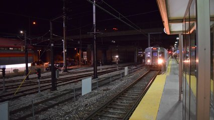 Our Red Line train arrives to take us back to Tower City Center.