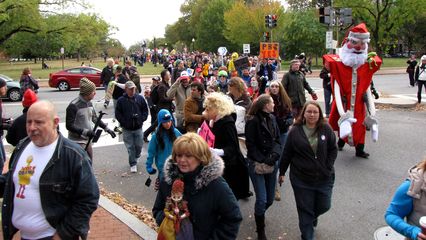 The march steps off from Lincoln Park.