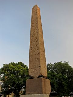 The Cleopatra's Needle obelisk in Central Park.