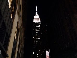 Approaching the Empire State Building.