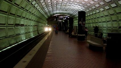 On the Metro, Union Station wasn't crowded by any means. It was quite quiet.