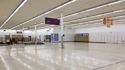 We also paid a final visit to the Kmart in Frederick, which was in the later stages of a closing sale.