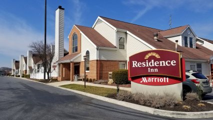 Our hotel, the Residence Inn in Harrisburg.