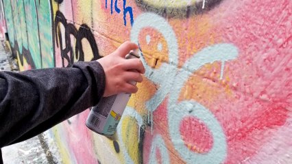 In Baltimore, we visited Graffiti Alley, which is a place where graffiti is legal and encouraged.  We photographed around, we interacted with a group visiting from Vanderbilt University in Tennessee, and generally had a good time.  We also met up with a friend of ours who runs the Crumbling Decay America page, which is what first got me interested in drone photography.