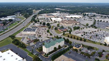Colonial Heights, viewed from above my location at the Wendy's, facing approximately north. Southpark Mall is visible in the distance.
