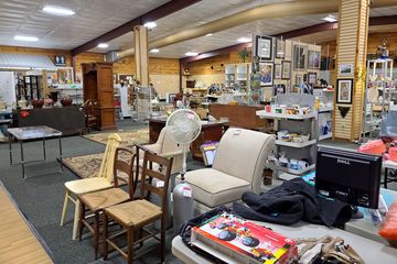 The interior of the Goldsboro Flea Market.