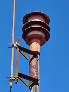 The siren at the El-Roy fire department.