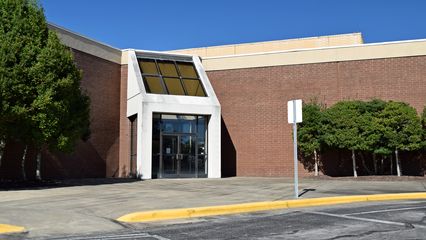 Exterior of the former JCPenney.