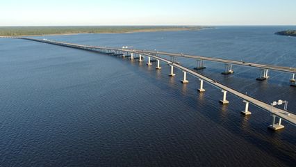 US 17/US 70 bridge over the Trent River.