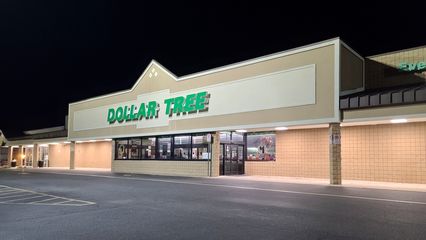 A former Food Lion turned Dollar Tree store in the same shopping center as the Walmart.