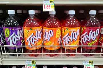 We found Faygo in two-liter bottles at Carlie C's, which is not common up where we live.