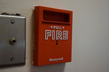 An unusual Honeywell pull station at 2 Eaton Street.