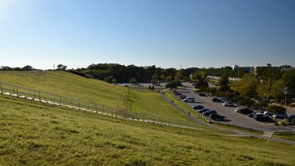 The view from the top of Mount Trashmore.  It's not amazing, but it works well enough, I suppose.