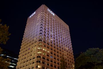 My one decent shot, showing the Icon apartment building.