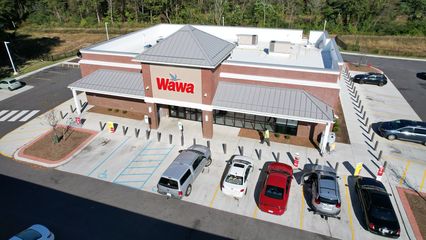 Wawa store next to the Hardee's.