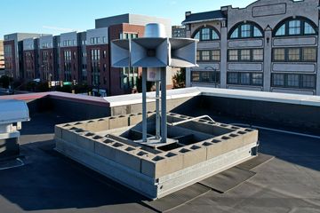 The sirens that we found at VCU.  The siren above is an Alertus High Power Speaker Array, while the siren below is a Federal Signal Eclipse 8.